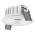 Ledvance LED Kohdevalaisin Air Fix Aluminium Valkoinen 6W 480lm 36D - 927 Erittäin Lämmin Valkoinen | Odetnij 68mm - IP65 - Paras Värintoisto - Himmennettävä