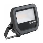 Ledvance LED Valonheitin Aluminium Musta 8W 1200lm 100D - 865 Päivänvalo Valkoinen | IP66 - Symmetrinen