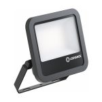 Ledvance LED Valonheitin Aluminium Musta 69W 9150lm 100D - 830 Lämmin Valkoinen | IP66 - Symmetrinen