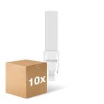 Monipakkaus 10x Noxion Lucent PL-S LED 2.8W - 827 Erittäin Lämmin Valkoinen | 2-Nastaa - Korvaa 5W