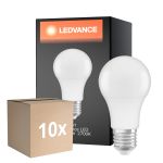 Monipakkaus 10x Ledvance Classic LED E27 Päärynä Matta 8.5W 806lm - 827 Erittäin Lämmin Valkoinen | Korvaa 60W