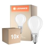 Monipakkaus 10x Ledvance Classic LED E14 Pallo Filament 5.9W 806lm - 827 Erittäin Lämmin Valkoinen | Himmennettävä - Korvaa 60W