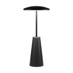 Eglo Pöytävalaisin Piccola Teräs Musta 2W 270lm - 824-830-840 CCT | IP54 - Touch Himmennettävä - USB-C