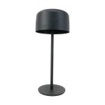 Eglo Pöytävalaisin Roccanova Solar Teräs Musta 2W 270lm - 830 Lämmin Valkoinen | IP44 - Kosketushimmennettävä - USB-C