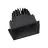 Ledvance LED Alasvalo Performance Musta 8W 650lm 40D - 830 Lämmin Valkoinen | 90x83mm 