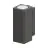 Ledvance Seinävalaisin Urban Vario Aluminium Harmaa Up & Down 27W 2700lm - 830-840 CCT | IP65 - Dali Himmennettävä