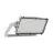 Ledvance LED Valonheitin Max Radial 10 Aluminium Harmaa 600W 93000lm 10D - 740 Kylmä Valkoinen | IP66 - Symmetrinen