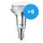 Monipakkaus 6x Philips Corepro LED Kohdevalaisin E14 R50 2.8W 210lm 36D - 827 Erittäin Lämmin Valkoinen | Korvaa 40W