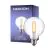 Noxion Lucent Filament LED E27 Globe Kirkas 7W 806lm - 827 Erittäin Lämmin Valkoinen | Himmennettävä - Korvaa 60W