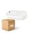 Monipakkaus 4x  Philips LED Turvallisuus Coreline BWC110 Valkoinen 9W 900lm - 830 Lämmin Valkoinen | 242x110mm - IP54 - Valotunnistin