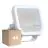 Monipakkaus 4x Ledvance LED Valonheitin Aluminium Valkoinen 17W 2400lm 100D - 840 Kylmä Valkoinen | IP66 - Symmetrinen
