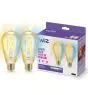 Kaksipakkaus 2x WiZ Smart LED E27 Edison Filament Kulta 7W 640lm | Paras Värintoisto - Himmennettävä - Korvaa 50W