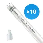 Monipakkaus 10x Philips LED Putki T8 CorePro (UN) High Output 18W 2000lm - 840 Kylmä Valkoinen | 120cm - Korvaa 36W