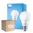 Monipakkaus 10x Philips Corepro LED Lamppu E27 Päärynä Matta 8W 806lm - 827 Erittäin Lämmin Valkoinen | Korvaa 60W