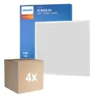 Monipakkaus 4x Philips LED Paneeli Ledinaire RC065B 28W 3400lm - 840 Kylmä Valkoinen | 60x60cm - UGR 