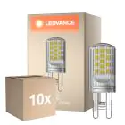 Monipakkaus 10x Ledvance Performance LED Capsule Kirkas G9 4W 470lm - 827 Erittäin Lämmin Valkoinen | Himmennettävä - Korvaa 40W
