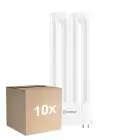 Monipakkaus 10x Ledvance DULUX-F LED 12W - 840 Kylmä Valkoinen | 4-Nastaa - Korvaa 24W