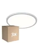 Monipakkaus 3x Nordlux LED Kattovalo Oja 29 Valkoinen 15W 1700lm - 830-840 CCT | IP20