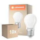 Monipakkaus 10x Ledvance Classic LED E27 Päärynä Matta 3.4W 470lm - 827 Erittäin Lämmin Valkoinen | Himmennettävä - Korvaa 40W