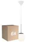Monipakkaus 6x Nordlux Café Riippuvalaisin Lasi Valkoinen | Sopii E27