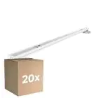 Monipakkaus 20x Noxion Loisteputkivalaisimet Click LED T8 | Sopii 2x60cm LED Putki