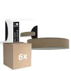 Monipakkaus 6x D'Lite Kattovalo Lunelle 50cm Tekstiili Ruskea | Sopii 3x E27 