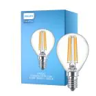 Philips Corepro LED Lustre E14 Pallo Filament Kirkas 6.5W 806lm - 840 Kylmä Valkoinen | Korvaa 60W