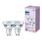 Monipakkaus 2x Philips LED Kohdevalaisin GU10 PAR16 5W 390lm 36D - 840 Kylmä Valkoinen