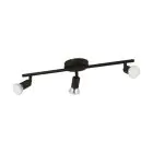 Eglo Kattovalo Buzz-LED Teräs Musta 3x2.8W 3x250lm - 830 Lämmin Valkoinen | IP20 - Sis. 3x GU10