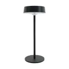 Eglo Pöytävalaisin Simeri Solar Teräs Musta 3W 250lm - 830-860 Säädettävä Valkoinen | IP44 - Kosketushimmennettävä - USB-C