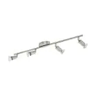 Eglo Kattovalo Buzz-LED Teräs Satiini Nikkeli 4x2.8W 4x250lm - 830 Lämmin Valkoinen | IP20 - Sis. 4x GU10
