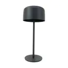 Eglo Pöytävalaisin Roccanova Solar Teräs Musta 2W 270lm - 830 Lämmin Valkoinen | IP44 - Kosketushimmennettävä - USB-C